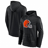 Men's Cleveland Browns Black On The Ball Pullover Hoodie